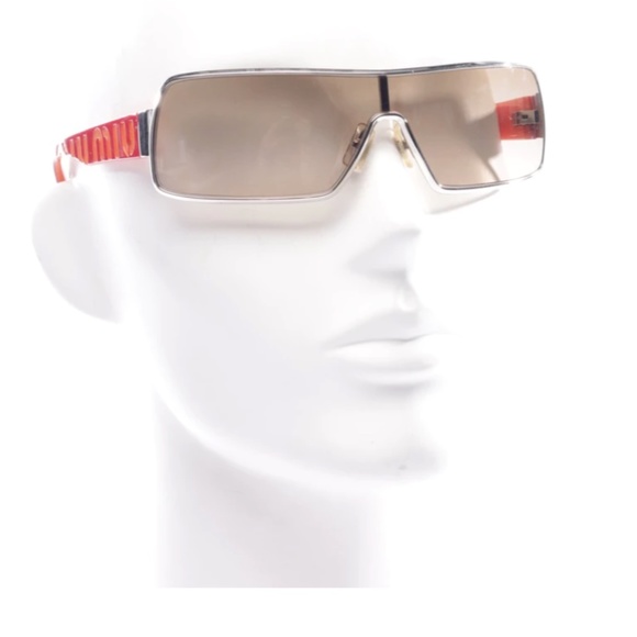 Miu Miu Designer Shield Sunglasses SMU52F - Picture 9 of 9